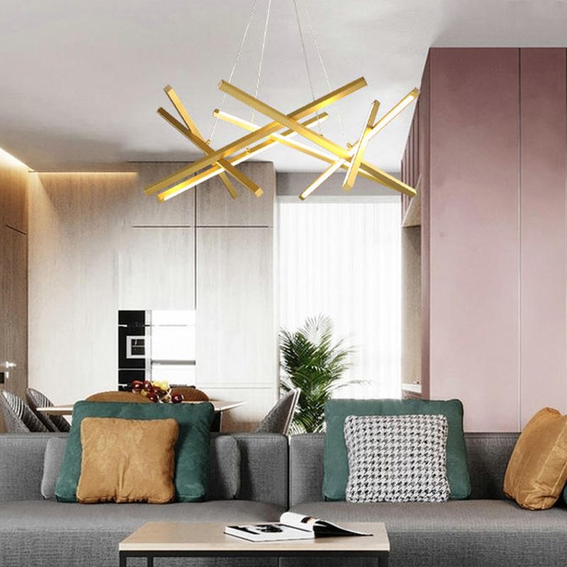 Accesorio de lámpara de lámpara de lámpara múltiple simple Luz colgante de lámparas LED para dormitorio