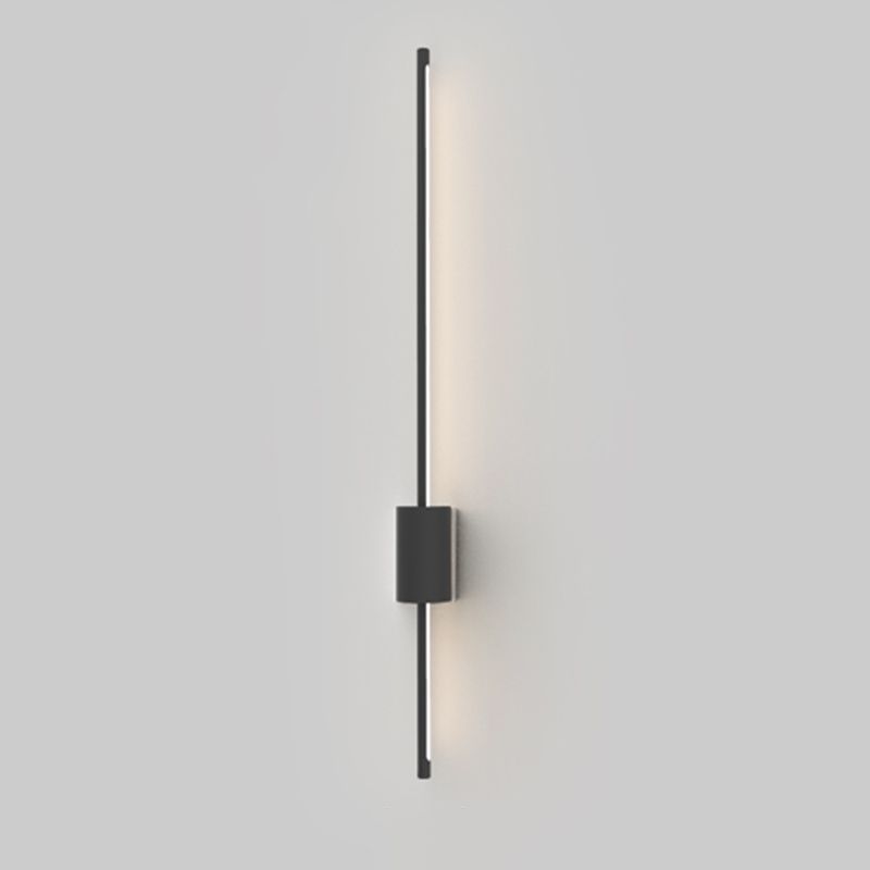 Modern Minimalist Style Linear Sconce Light Fixture Acrylic 1 Light Sconces
