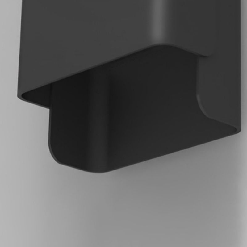 Contemporary Metal Wall Light with Stainless Steel Shade for Living Room