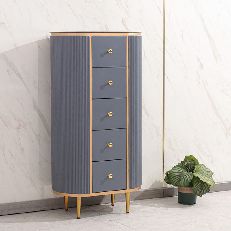 Modern Style Stone Buffet Sideboard 23.6"L Dining Room Buffet Server with Drawer