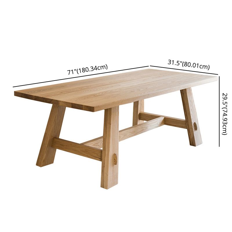 Modern massief hout rechthoek dineren † Room¬ † Set Standard Hoogte Home Dining Table Furniture
