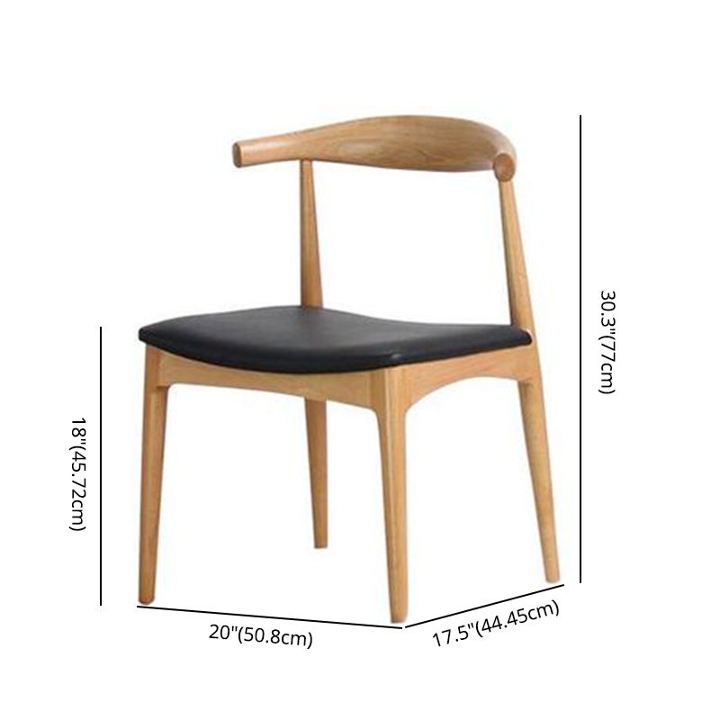 Juego de comedor de estilo sólido de estilo sólido con 4 patas Muebles de mesa de comedor para el hogar