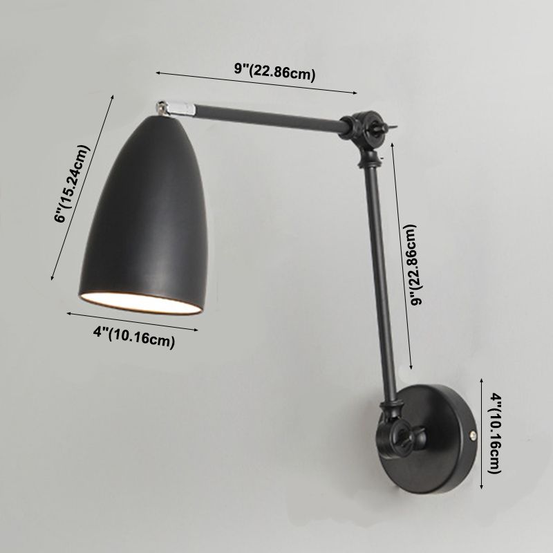 Minimalismus -Leuchten Leuchten Eine blubverstellbare Wandlampe für Schlafzimmer Wohnzimmer