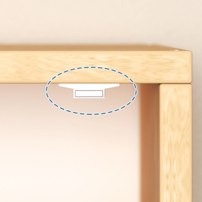 Wood Bookcase Scandinavian Bookshelf, 13.78" L x 9.45" W x 13.78" H