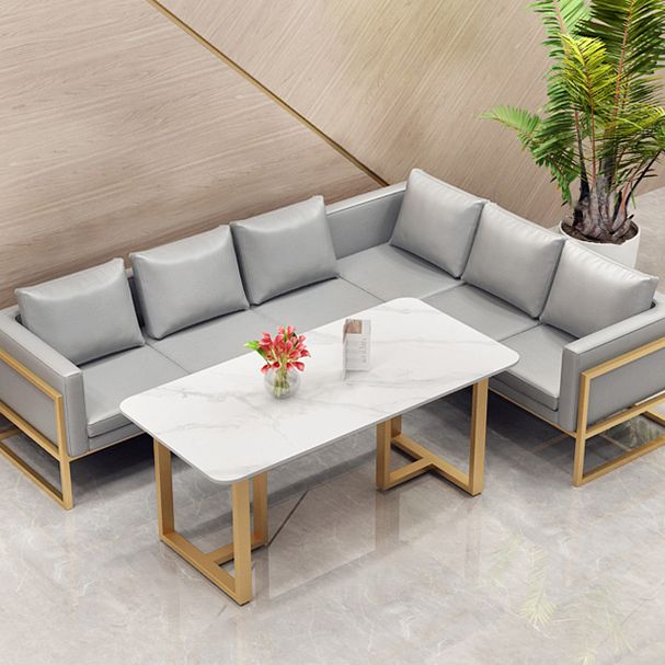 Traditionele luxe stijl eettafel gesinterde stenen tafel voor eetkamer