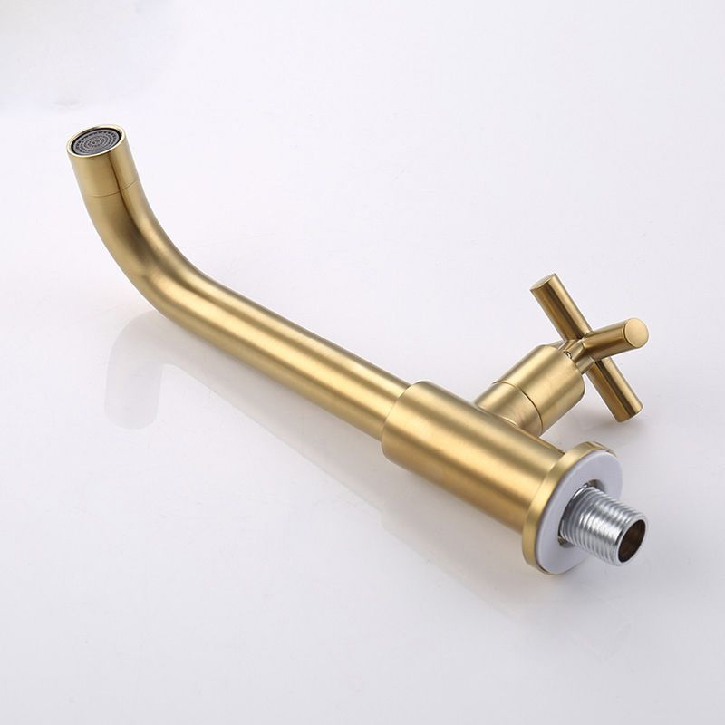 Glam 1-Handle Bathroom Sink Faucet Circular Wall Mounted Bathroom Faucet