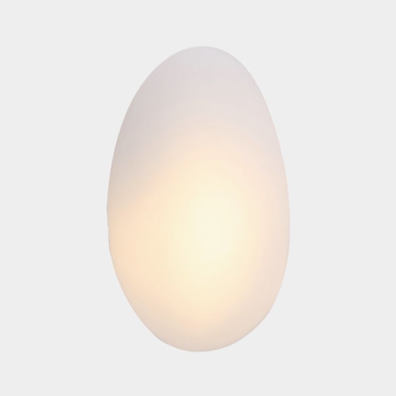 Simple Glass Sconce Light Fixtures One Head Modern Geometric Wall Lamp for Bedroom