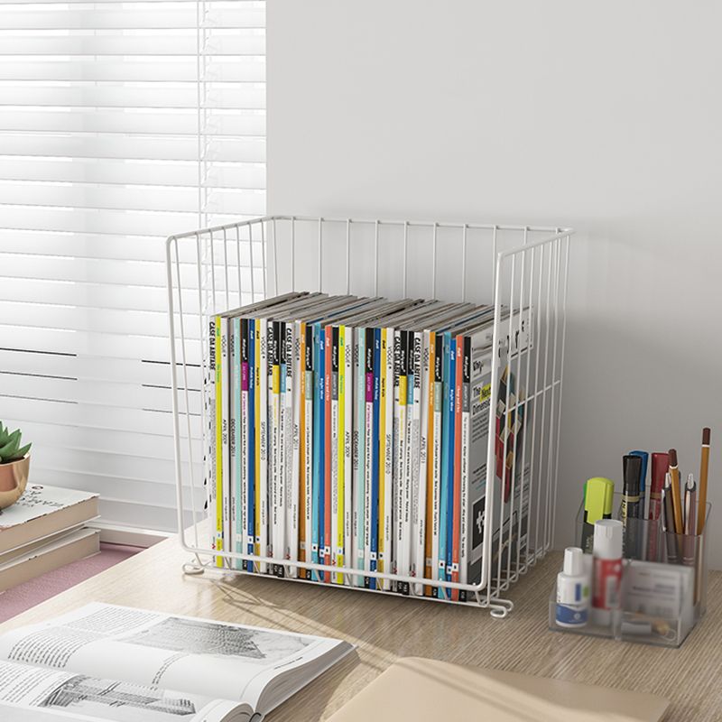 9.5" W Bookshelf Contemporary Style Bookcase with Casters for Home and Study Room