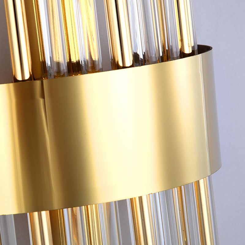 Crystal Curved Wall Mounted Lighting Contemporary Style Wall Sconce Lighting for Bedroom