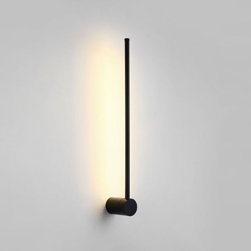 Lámpara de pared lineal LED de silicona en lámpara de pared de aluminio de estilo creativo moderno