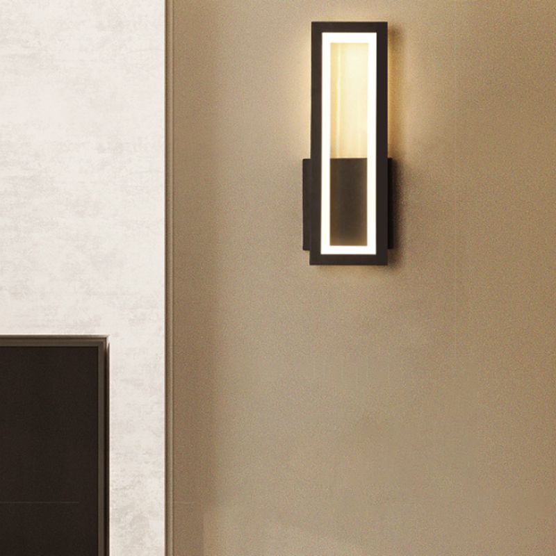 Simple Geometric Wall Lamps Metal Wall Light Fixture for Living Room