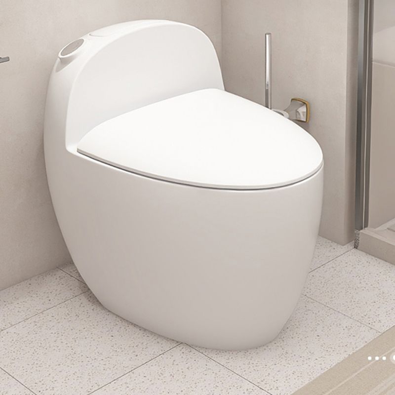Contemporary Floor Mount Flush Toilet Siphon Jet Urine Toilet for Washroom