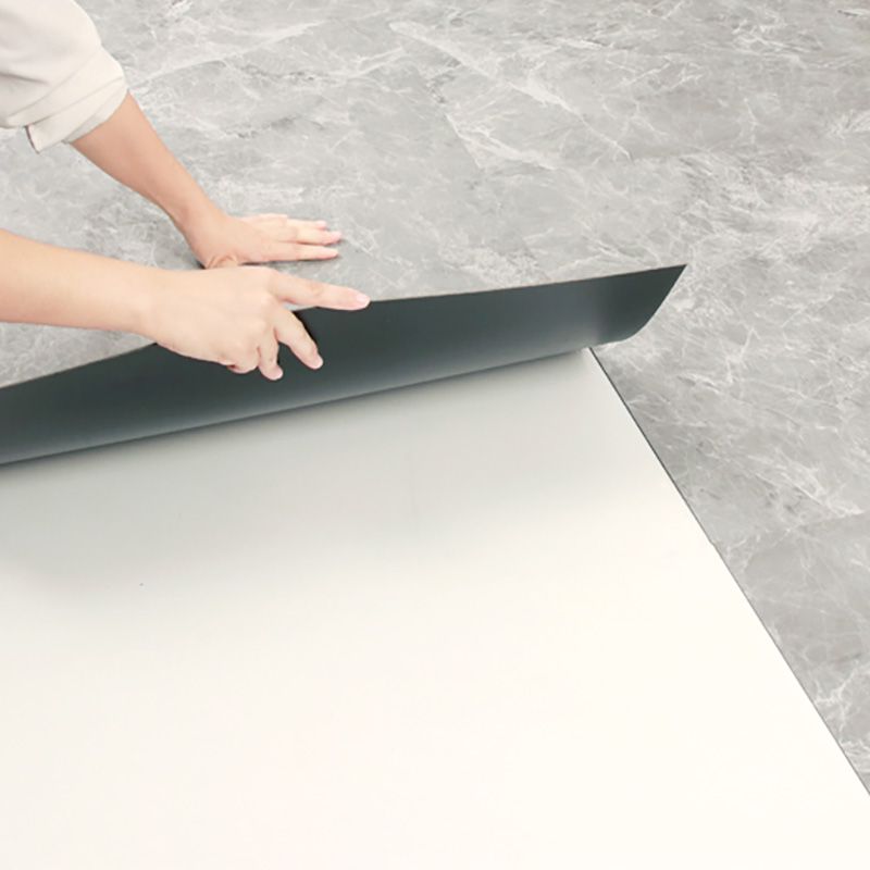 Square Waterproof PVC Flooring Peel and Stick Fire Resistant PVC Flooring