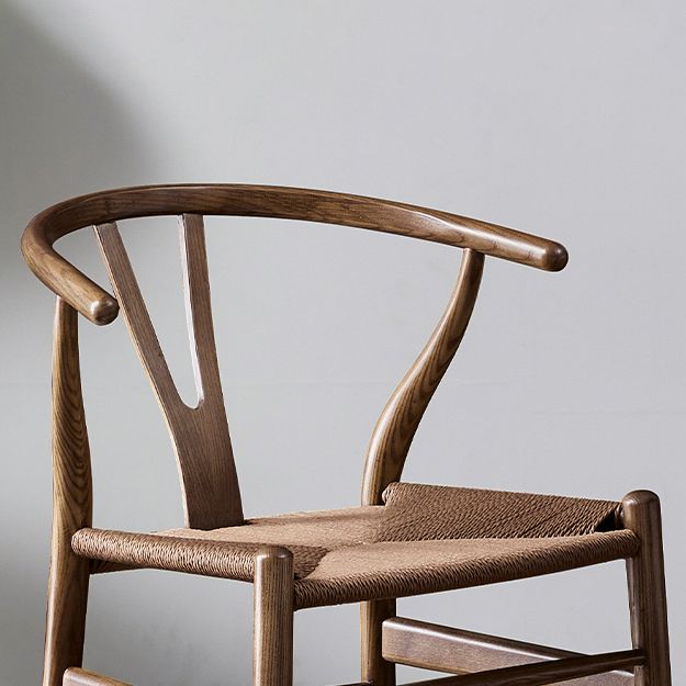 Wishbone natural tapizado contemporáneo del sillón del restaurante que cena la silla