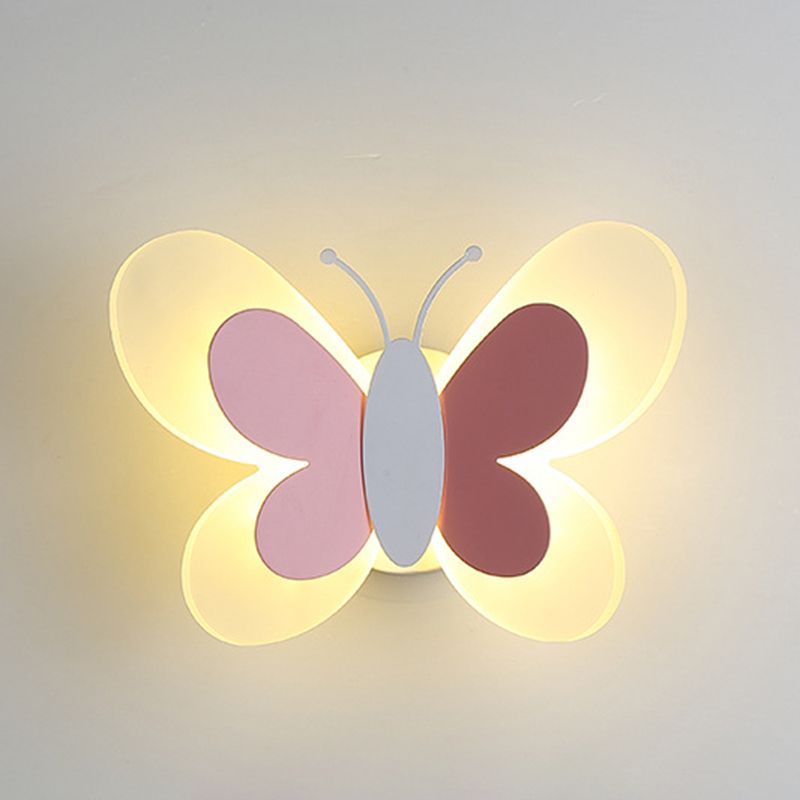 Children Wall Lamp Modern Style Wall Mount Lamp with Acrylic Shade for Kid's Room