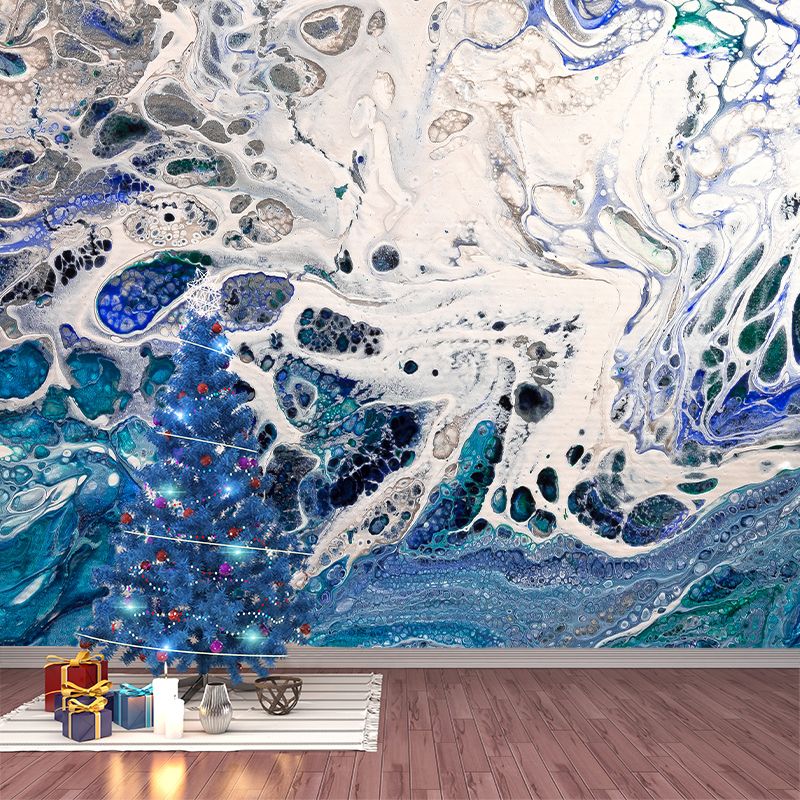 Abstract Illustration Mural Wallpaper Modern Wall Covering for Sleeping Room