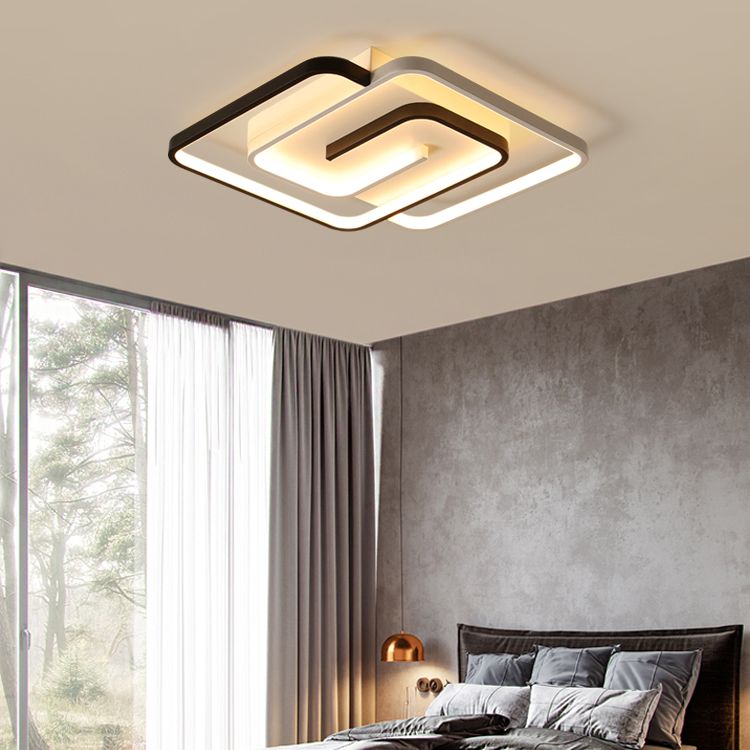 Moderne Semi Flush Mount Light Armatuur Acryl Flush Light Fixtures