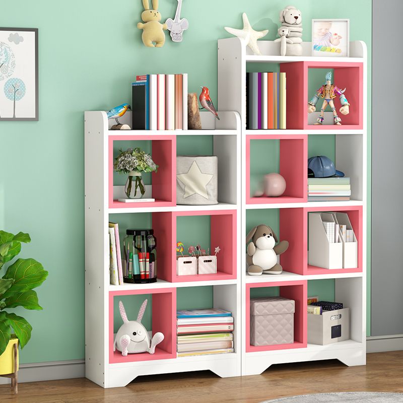 Modern Artificial Wood Bookcase Open Back Bookshelf for Any Room