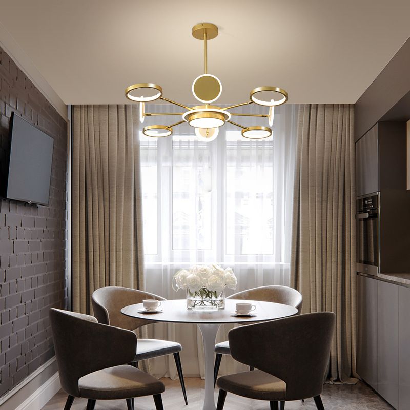 Eisenrahmen Kronleuchter Beleuchtungsbestand Moderner Kronleuchter anheizt Licht für Wohnzimmer