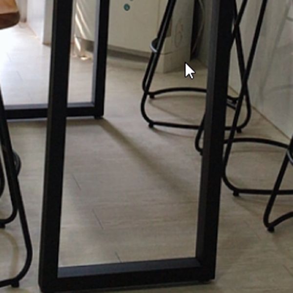 Rectangle Pub Table Modern Bar Height Solid Wood Bar Table for Indoor