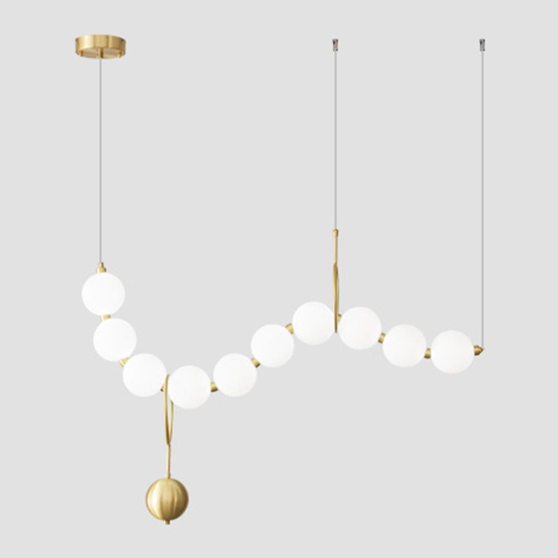 1 Light Unique Shape Hanging Ceiling Lights Modern Hanging Light Fixtures for Living Room