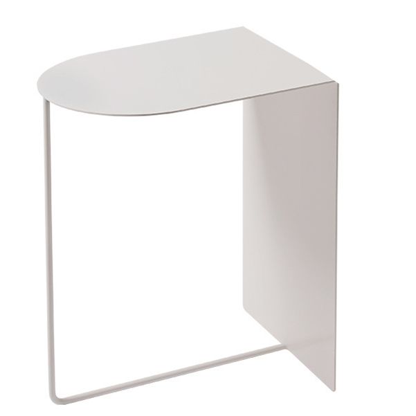 12" Tall Modern Night Table 1-shelf Iron Nightstand for Living Room