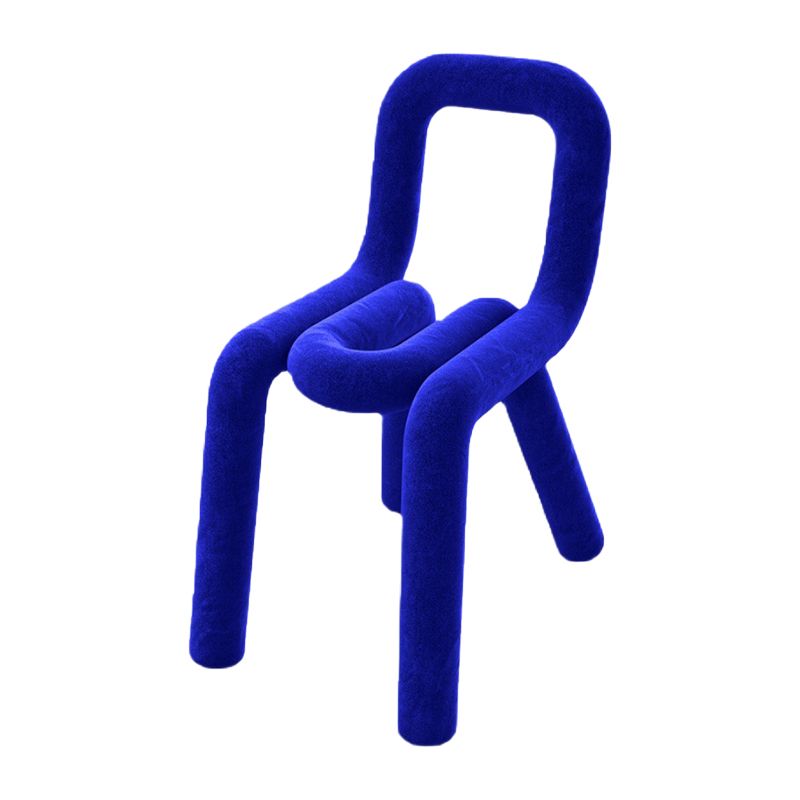 Ensemble de chaises latérales à dossier ouvert de cuisine de salle à manger de chaise en métal de style moderne
