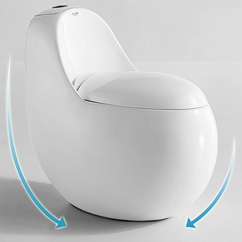 Contemporary Toilet Bowl One Piece Skirted Urine Toilet with Seat