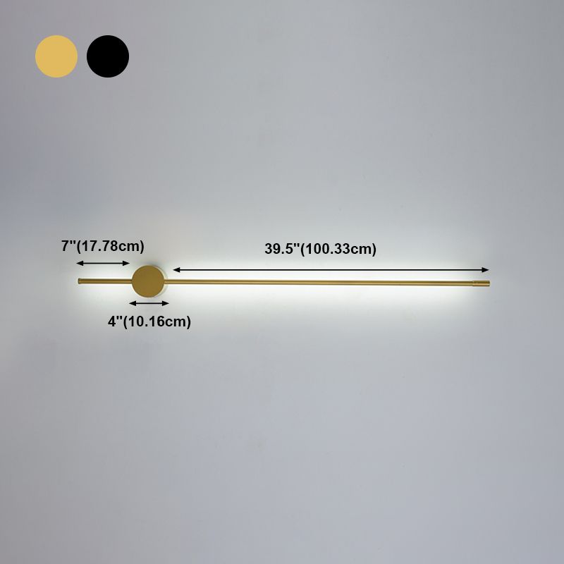 Lineare Form Metallwand Licht moderne 2 Leichter Wandhalterung Leuchte