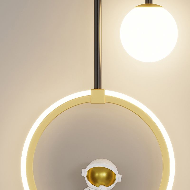 Metal Wall Mounted Lamp Modern LED Sconce Light Fixture for Kids Bedroom