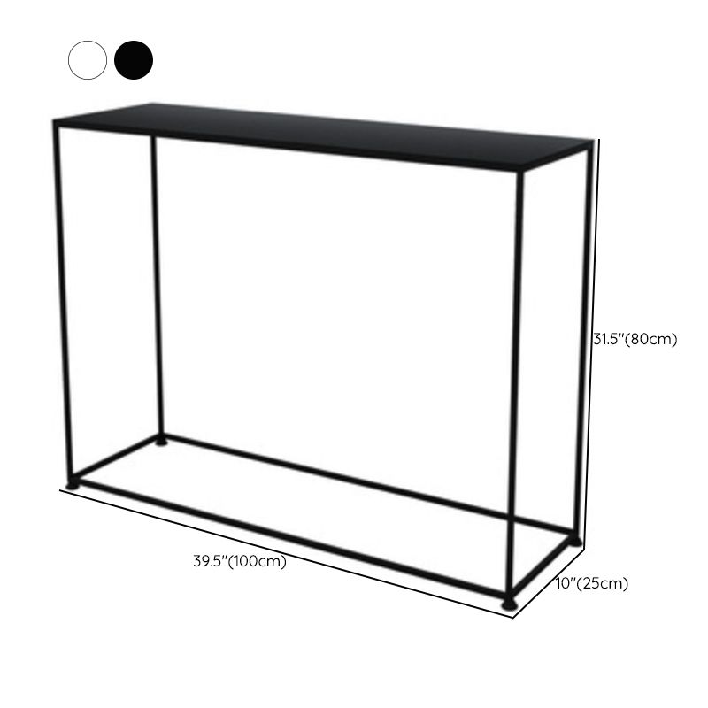 Metal Etagere Bookshelf Contemporary Open Back Bookcase with Shelves