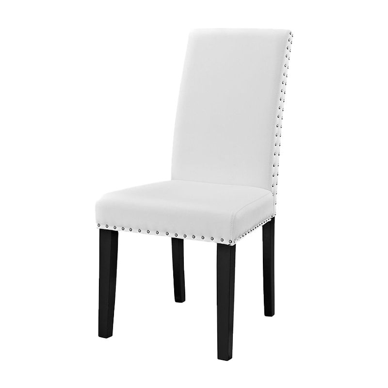 Silla escandinava de madera para cocina, comedor, silla lateral, silla Parsons
