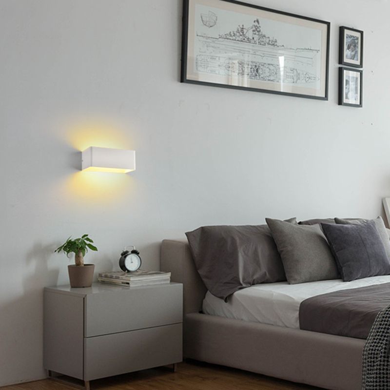 Geometry Shape Wall Lighting Modern Style Metal 2 Lights Sconce Lamp for Living Room