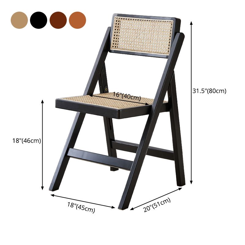 Rubberwood eigentijdse stijl stoel open rug enkele eetkamerstoel