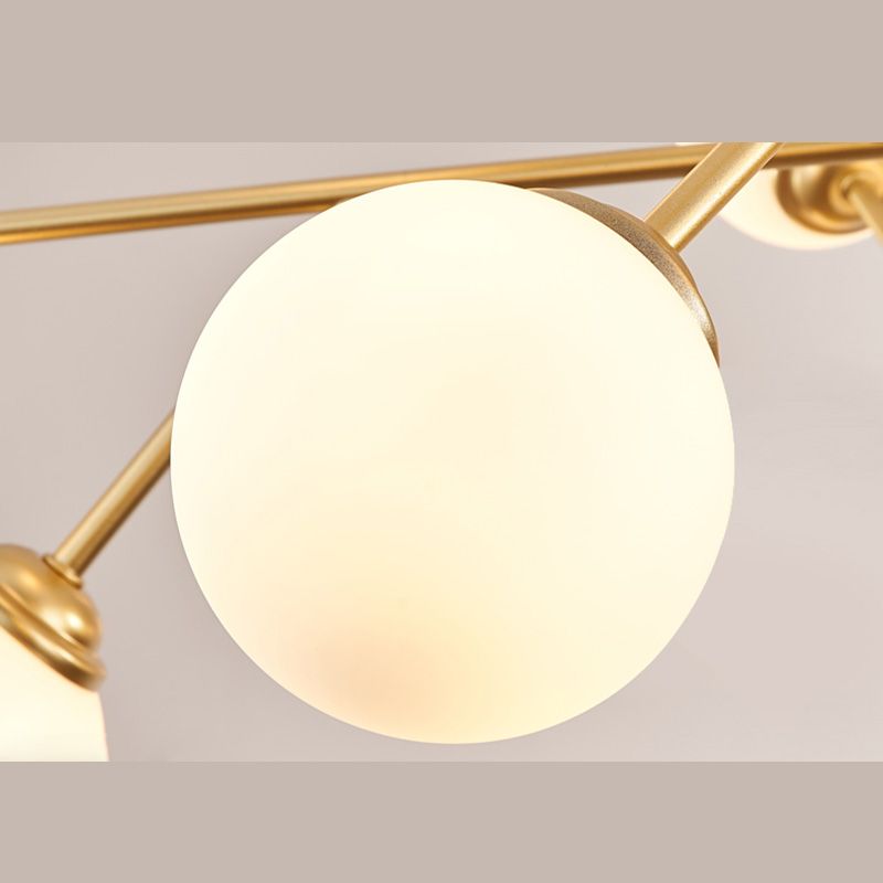 Ramo di lampadario minimalista luci a soffitto appeso per la camera da letto del soggiorno