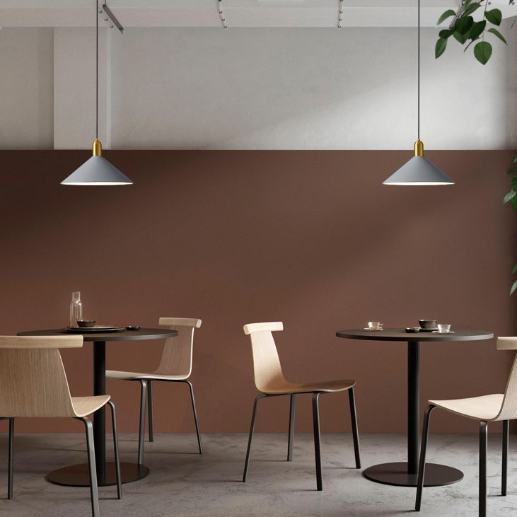 Postmodern Metal Hanging Light Pendant Light Conical Shape Hanging Light for Kitchen