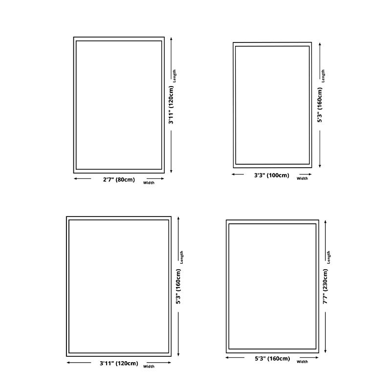 Grey Modern Rug Graphic Pattern Polyester Area Rug Non-Slip Backing Carpet for Home Decor