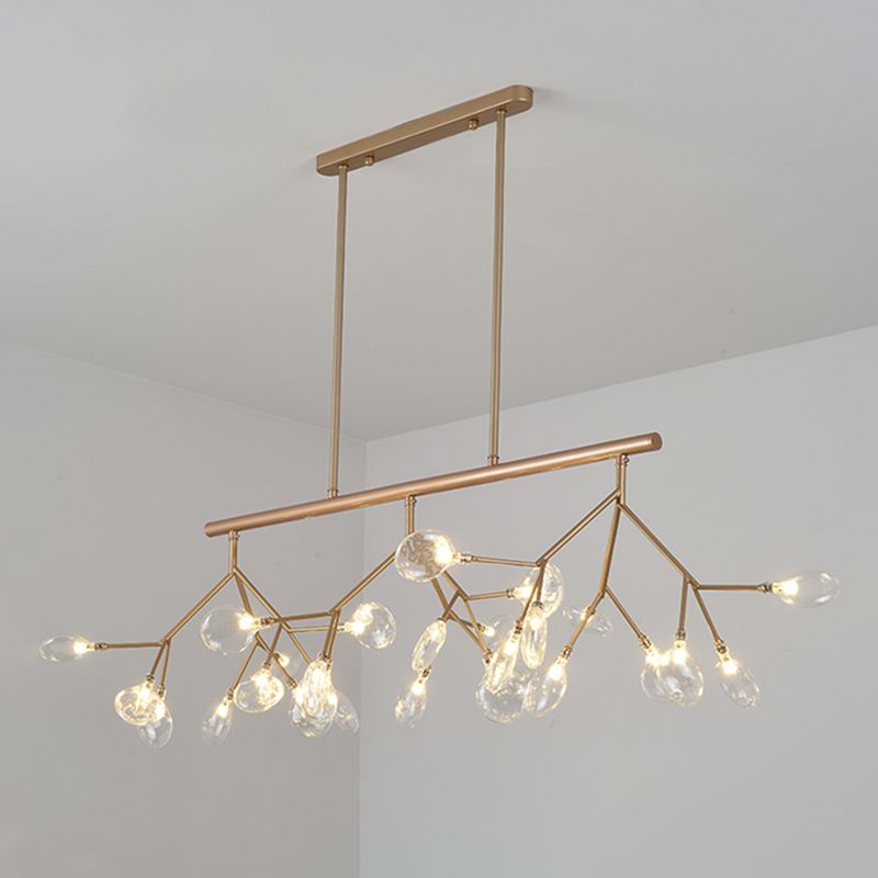 Modern Style Firefly Island Pendant Simple 27 Lights Island Light for Bedroom