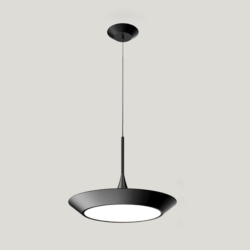Luminaire suspendu en forme de géométrie Métallièrement le pendentif LED minimaliste pour salle à manger