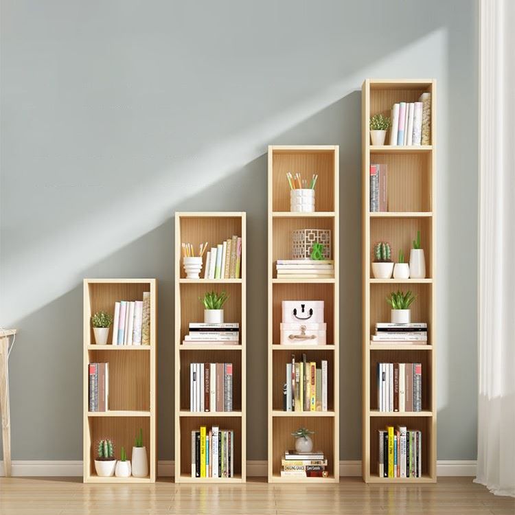 Libreria standard di pino scandinavo libreria chiusa verticale per soggiorno