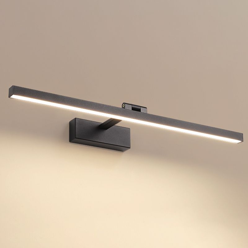 Metal Armed Led Vanity Light Fixtures Modern Style 1-Light Flush Mount Wall Sconce