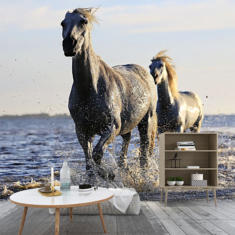 Horse Wall Paper Murals Wall Paper Murals for Home Moisture Resistant, Personalised Size