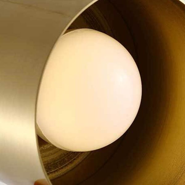 Golden Metal Hanging Light Postmodern Style Pendant Light Hanging Light for Living Room