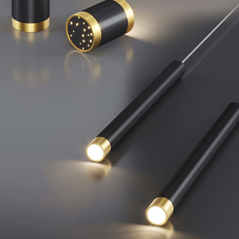 Linear Island Lighting Fixtures Contemporary Metal Island Lighting Ideas in Black