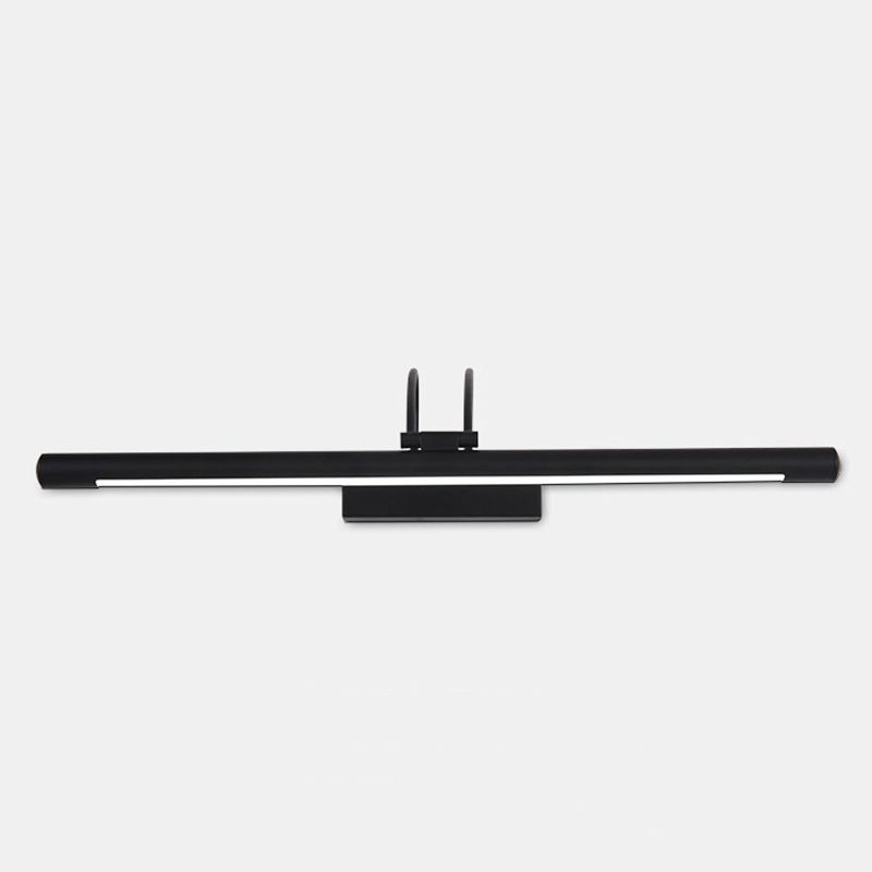 Linear Shape Metal Wall Sconce Modern Single Light Mirror Wall Mounted Lighting