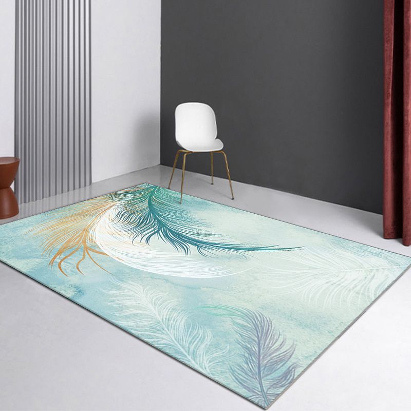 Prachtig woonkamer tapijt trendy grijs polyester gebied tapijt indoor tapijt met niet-slipachter