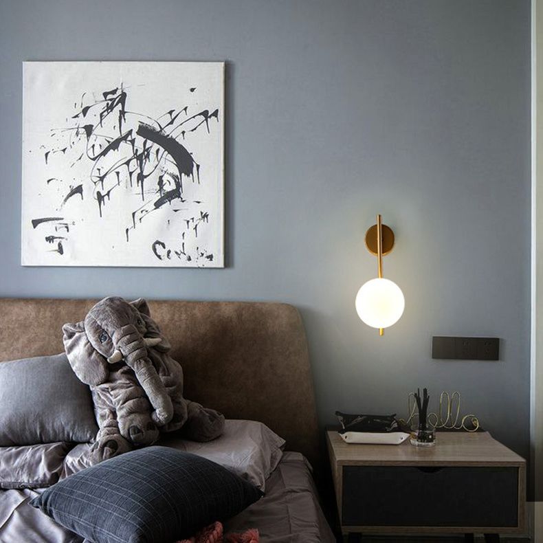 Minimalist 1 Head Wall Mount Ball Lamp Fixture for Hallway