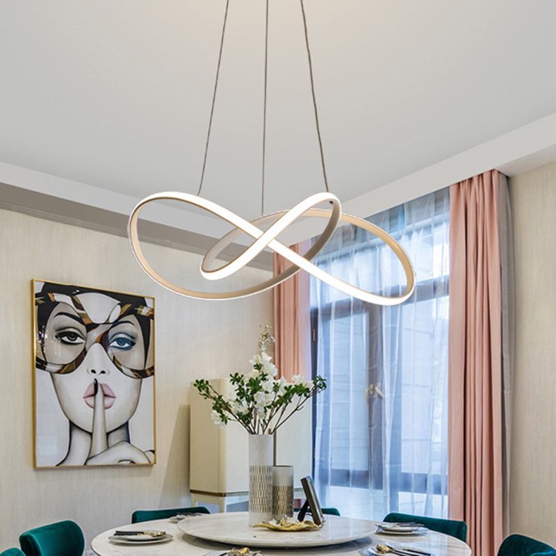 Twist lampadario a pendente a sospensione Minimalistic Metal Dining Room lampada appesa