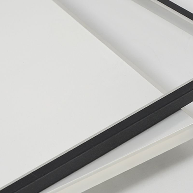 Plafond métallique carré Light Mount de montage simple LED Black Light