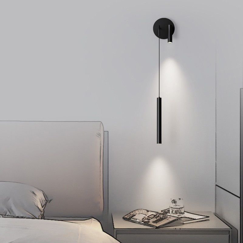 Modernist Wall Light Fixture Metal Reading Sconce Light for Bedroom